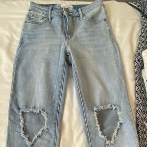 Tillys straight leg jeans in size 0